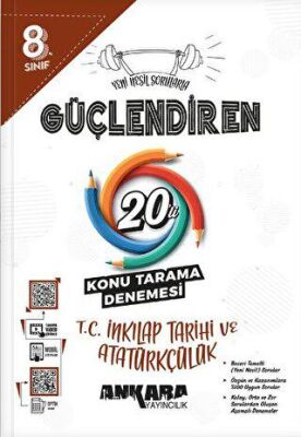 8.? ?Sınıf Güçlendiren T.C. İnkılap Tarihi ve Atatürkçülük 20`li Konu Tarama Denemesi - 1