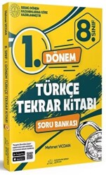 8. Sınıf 1. Dönem Türkçe Tekrar Kitabı Soru Bankası Paragrafın Şifresi - Paragrafın Şifresi Yayınları