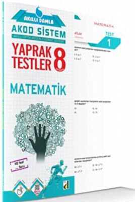 Damla Yayınevi 8 Sınıf Akıllı Damla Matematik Yaprak Testi - 1