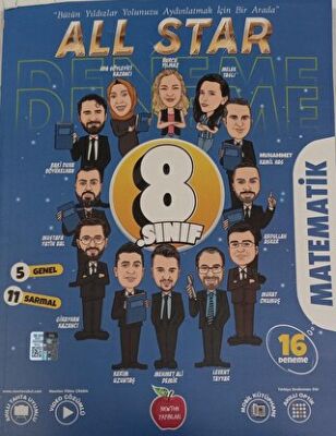 Newton Yayınları 8. Sınıf All Star Matematik 16 Deneme - 1