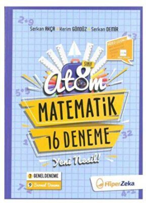 Hiper Zeka Yayınları 8. Sınıf Atom Matematik 16 Deneme - 1