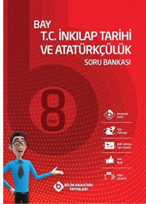 Bilim Anahtarı Yayınları 8. Sınıf Bay T.C. İnkılap Tarihi ve Atatürkçülük Soru Bankası - 1