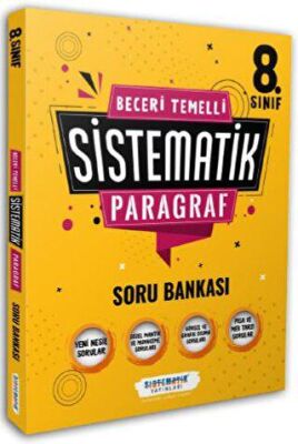 Sistematik Yayınları 8. Sınıf Beceri Temelli Sistematik Paragraf Soru Bankası - 1