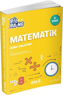 Ünlü Yayınları 8. Sınıf Bil Ba-ng Matematik Konu Anlatımı 2023 - 1