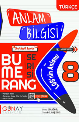 8. Sınıf Bumerang Serisi Anlam Bilgisi Soru Bankası - 1