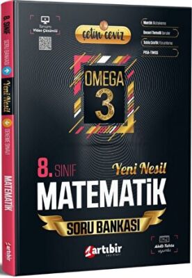 8. Sınıf Yeni Nesil Omega Matematik Soru Bankası kapağı