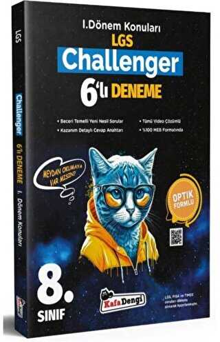 Kafa Dengi Yayınları 8. Sınıf Challenger İlk Dönem Konuları 6` lı Deneme
