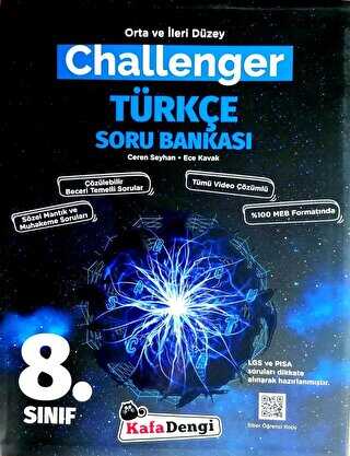 Kafa Dengi Yayınları 8. Sınıf Challenger Türkçe Soru Bankası