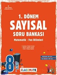 Okyanus Yayınları 8. Sınıf Classmate 1. Dönem Sayısal Soru Bankası - Okyanus Yayınları