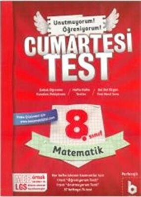 8. Sınıf Cumartesi Test Matematik kapağı