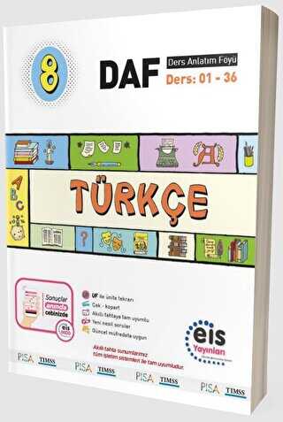 Eis Yayınları 8. Sınıf - DAF - Türkçe