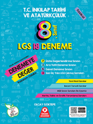 Örnek Akademi 8. Sınıf Denemeye Değer TC İnkılap Tarihi ve Atatürkçülük LGS 18 Deneme - Örnek Akademi