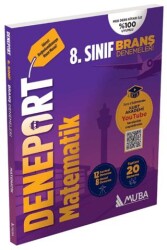 8. Sınıf Deneport Matematik Branş Denemesi - Muba Yayınları