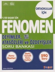 8. Sınıf Deyimler Atasözleri ve Özdeyişler Fenomen Soru Bankası - Fenomen Yayınları