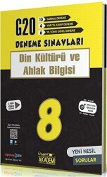Üçgen Yayıncılık 8. Sınıf Din Kültürü ve Ahlak Bilgisi 20`li Deneme Sınavları - Üçgen Yayıncılık