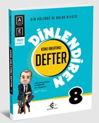 8. Sınıf Din Kültürü ve Ahlak Bilgisi Dinlendiren Defter - Eker Test Yayınları