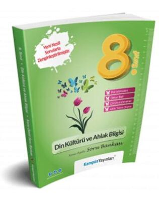 Kampüs Yayınları Kampüs Yayınları 8. Sınıf Din Kültürü ve Ahlak Bilgisi Konu Özetli Soru Bankası - 1