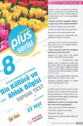 8. Sınıf Plus Serisi Din Kültürü ve Ahlak Bilgisi Yaprak Test - Palme Yayınları
