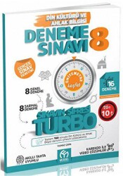 Model Eğitim Yayıncılık 8. Sınıf Din Kültürü ve Ahlak Bilgisi Sınavın Şifresi Turbo 8 Genel 8 Sarmal Deneme - Model Eğitim Yayıncılık
