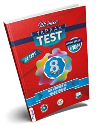 İlk Önce Yayıncılık 8. Sınıf Din Kültürü ve Ahlak Bilgisi Yaprak Test - 1