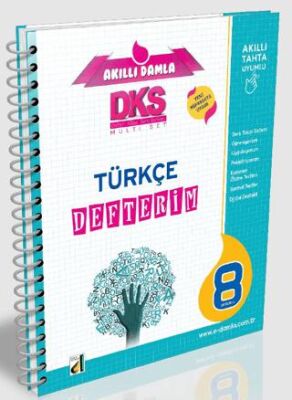 Damla Yayınevi - Bayilik Dks 4B Türkçe Defterim - 8. Sınıf - 1