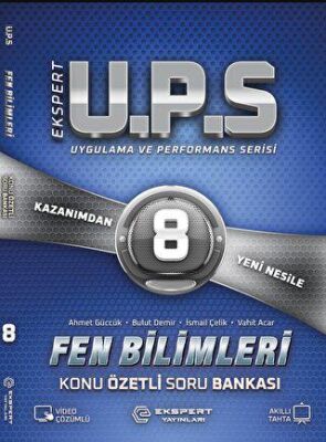 8. Sınıf UPS Kazanımdan Yeni Nesile Fen Bilimleri Konu Özetli Soru Bankası - 1