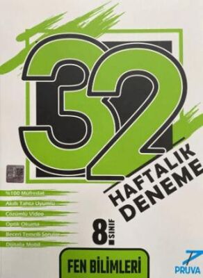 Pruva Akademi 8. Sınıf Fen Bilgisi 32 Haftalık Deneme - 1