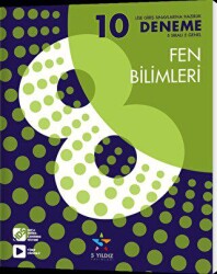 5 Yıldız Yayınları 8. Sınıf LGS Fen Bilimleri 10`lu Deneme - 5 Yıldız Yayınları