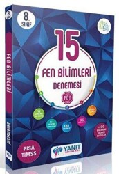Yanıt 8. Sınıf Çözümlü 15 Fen Bilimleri Branş Deneme - Yanıt Yayınları