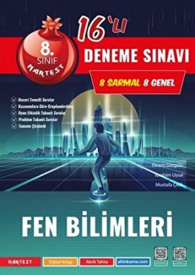 Nartest Yayınevi 8. Sınıf Fen Bilimleri 16` lı Deneme Sınavı - 1