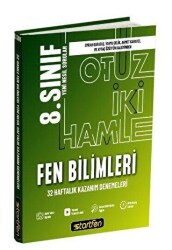 Startfen Yayınları 8. Sınıf Fen Bilimleri 32 Hamle Haftalık Kazanım Denemeleri - Startfen Yayınları
