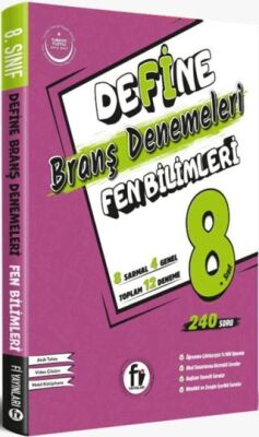 8. Sınıf Fen Bilimleri Define Branş Denemeleri - 1