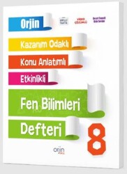 8. Sınıf Fen Bilimleri Defteri - Orjin Yayınları