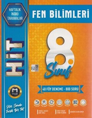 Mozaik Yayınları 8. Sınıf Fen Bilimleri Hit 40 Deneme - 1