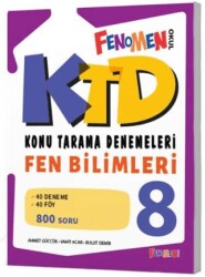 Fenomen Yayınları 8. Sınıf Fen Bilimleri Konu Tarama Denemeleri - Fenomen Yayınları