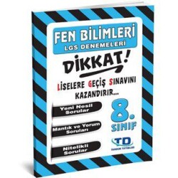 Tandem Yayınları 8. Sınıf Fen Bilimleri LGS Denemeleri - Tandem Yayınları