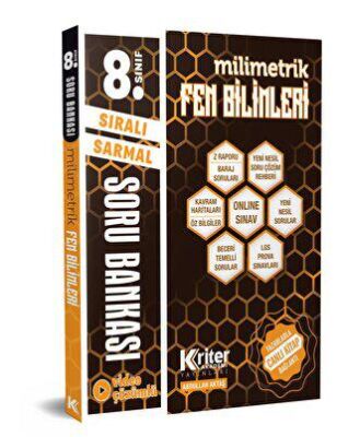 Kriter Akademi 8. Sınıf Fen Bilimleri Soru Bankası - 1