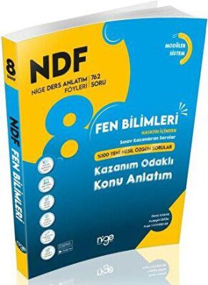 Startfen Yayınları 8. Sınıf Fen Bilimleri Nige Ders Anlatım Föyleri - 1