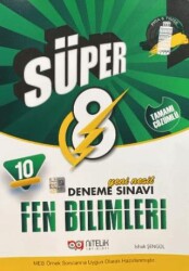 Nitelik Yayınları - Bayilik 8. Sınıf Fen Bilimleri Süper 10 Deneme Sınavı - Nitelik Yayınları - Bayilik