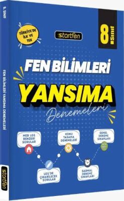 Startfen Yayınları 8. Sınıf Fen Bilimleri Yansıma Denemeleri - 1