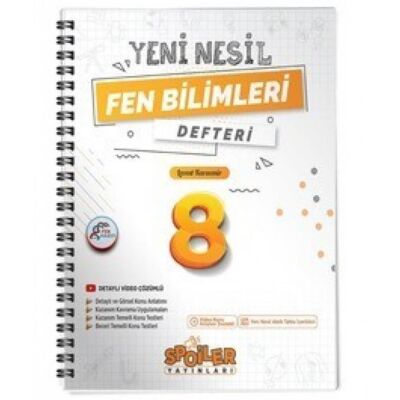 8. Sınıf Fen Bilimleri Yeni Nesil Defteri - 1