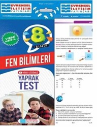 Evrensel İletişim Yayınları 8. Sınıf Fen Bilimleri Yeni Nesil Video Çözümlü Yaprak Test - Evrensel İletişim Yayınları