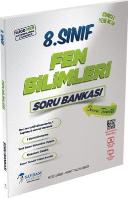 Saydam Yayınları 8. Sınıf Fen Bilimleri Soru Bankası - 1