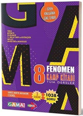 Fenomen Yayınları 8. Sınıf Fenomen Tüm Dersler Kamp Kitabı - 1