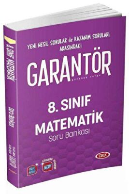 Data Yayınları 8. Sınıf Garantör Matematik Soru Bankası - 1