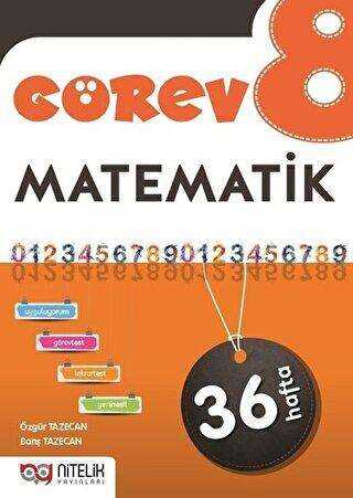 Nitelik Yayınları - Bayilik 8. Sınıf Matematik Görev Çalışma Föyleri