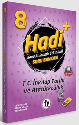 Fi Yayınları 8. Sınıf Hadi+ T.C. İnkılap Tarihi ve Atatürkçülük Konu Anlatımlı