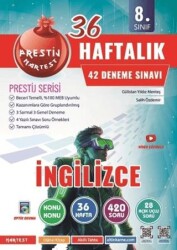 Nartest Yayınevi 8. Sınıf Haftalık İngilizce Denemeleri - Nartest Yayınevi