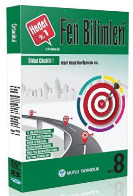 Mutlu Yayıncılık 8. Sınıf Fen Bilimleri Yeni Nesil Soru Bankası Hedef % 1 - 1