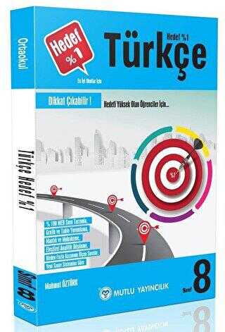 Mutlu Yayıncılık 8. Sınıf Türkçe Yeni Nesil Soru Bankası Hedef % 1